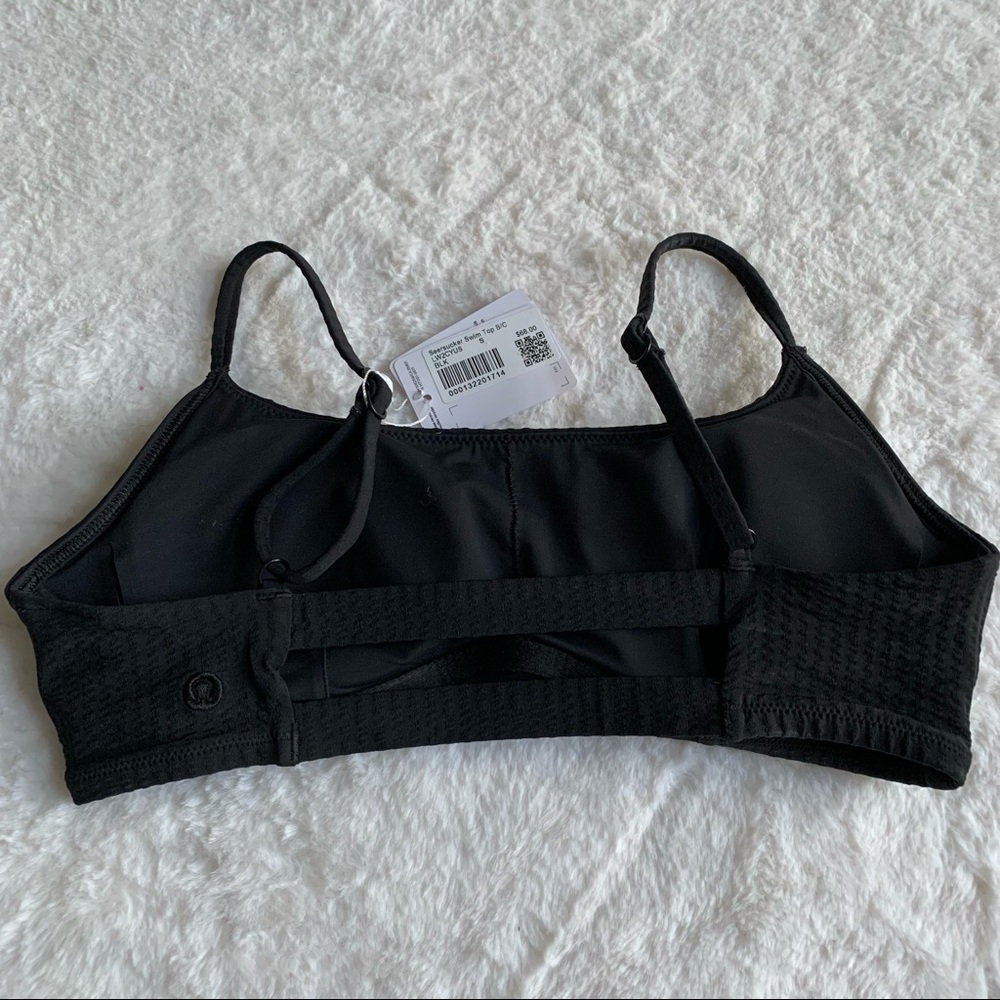 lululemon Seersucker Swim Top B/C black - Picture 2 of 8